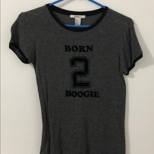 Born 2 Boogie Ringer Tee